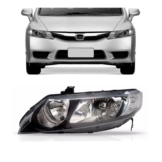 Imagem de Farol New Honda Civic 2007 2008 2009 2010 2011