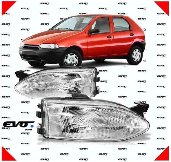 Farol Palio G1 96 97 98 99 2000 Young Cromado Foco Simples - MEI HAO ...