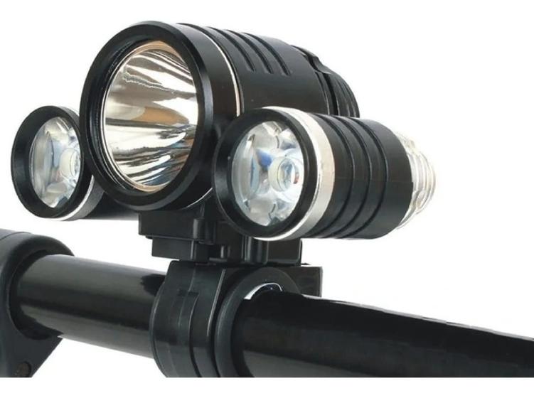 Farol para Bicicleta Luz 3 Led Jws com Bateria Ws913w Bike - Dali ...