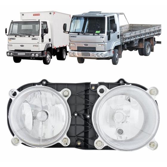 Imagem de Farol Principal Caminhão FD Cargo Parachoque Horizontal LE