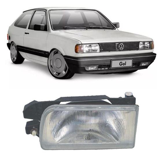 Imagem de Farol Principal Orgus Volkswagen Gol Voyage Parati Saveiro 1991 a 1994 Esquerdo