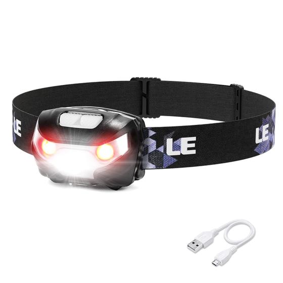 Imagem de Farol Recarregável Lepro LED Super Brilhante - 150 Lúmens