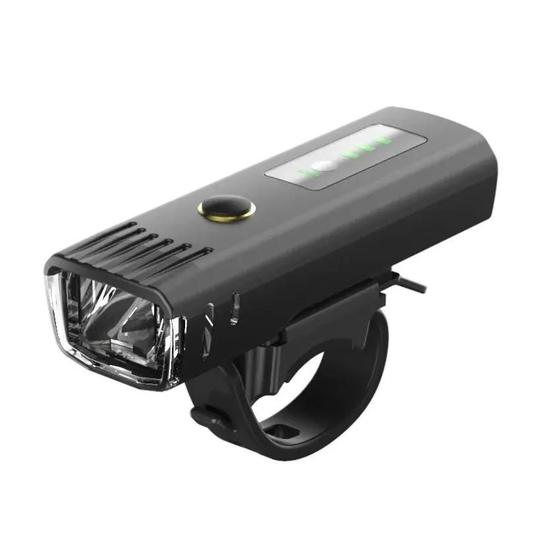 Imagem de Farol Recarregável via USB para Bicicleta - Lanterna LED para Ciclismo