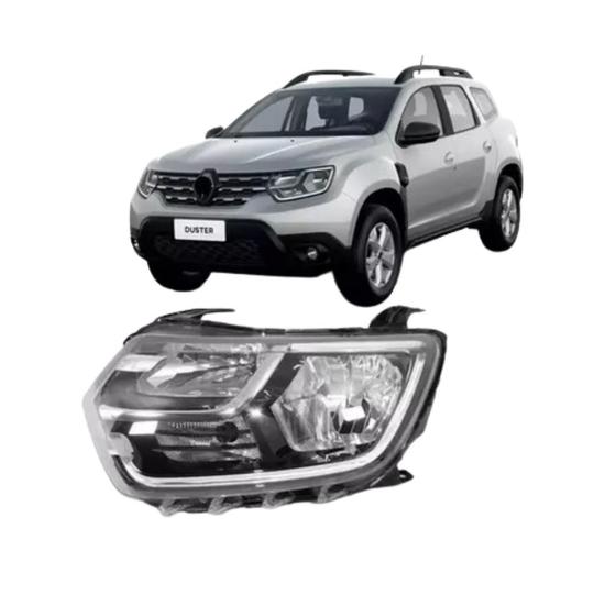 Imagem de Farol Renault Duster 2021 a 2024 Led Esquerdo