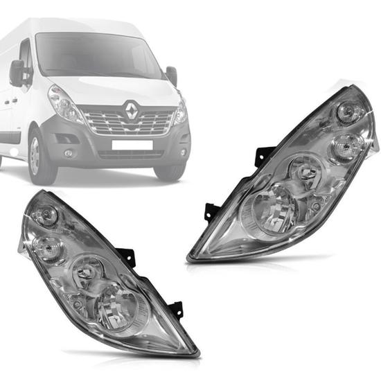 Imagem de Farol Renault Master 2013 2014 2015 2016 13 14 15 16 Unidade