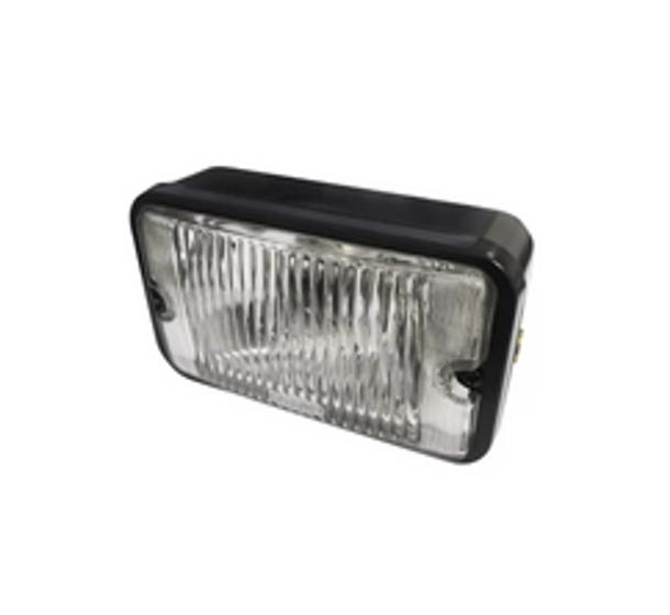 Imagem de Farol Retangular De Vidro Com Carcaça De Metal P/ Mobiletes