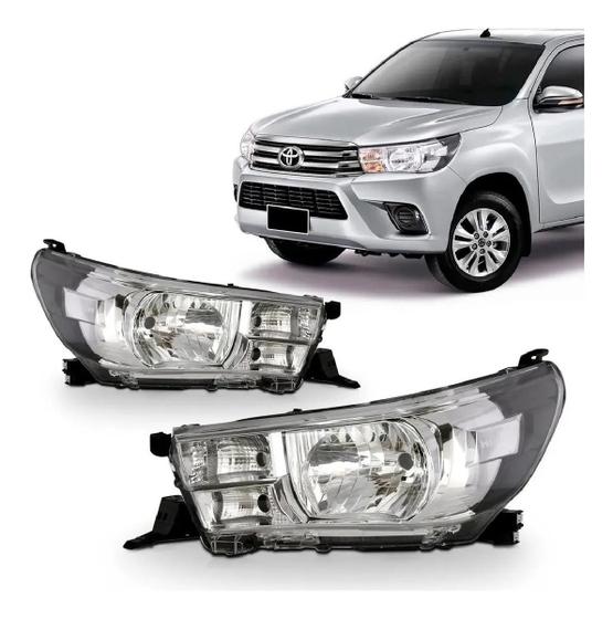 Farol Toyota Hilux 2016 2017 2018 2019 2020 2021 2022 - Universo Car ...