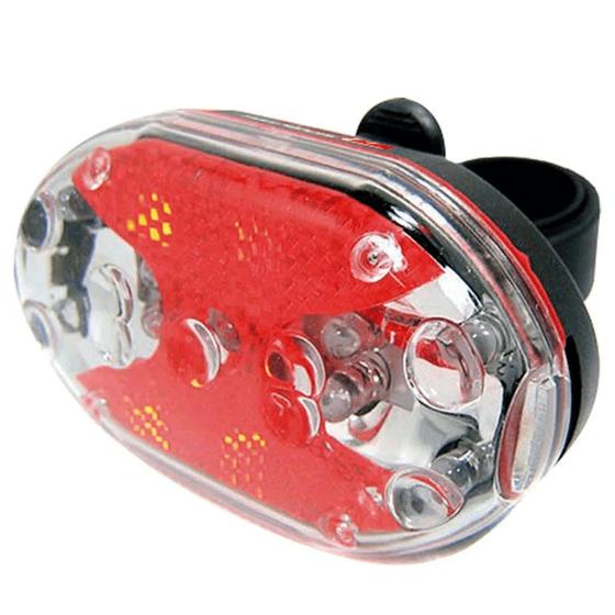 Imagem de Farol Traseiro Para Bicicleta Potente 15 Lumens 3 Focos Resistente A Água Para Iluminação Noturna Profissional