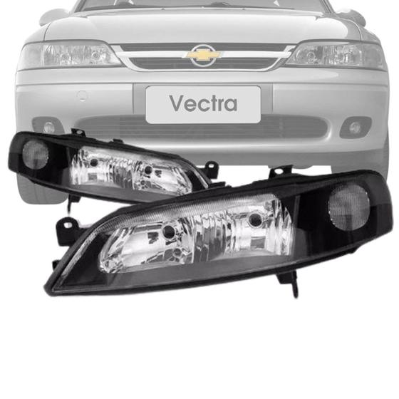 Imagem de Farol Vectra Máscara Negra 2000 2001 2002 2003 2004 2005 