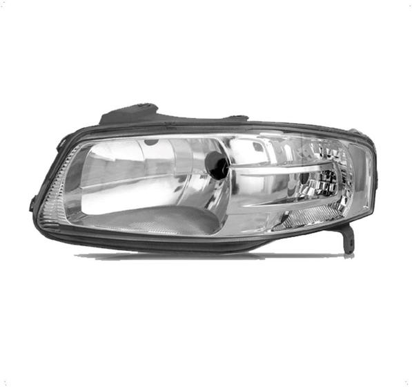 Imagem de Farol Volkswagen Gol/parati/saveiro g4 2005 Ate 2014 Lado Esquerdo Com Mascara Cromada Arteb