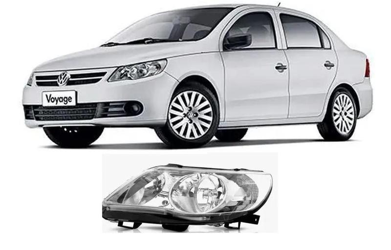 Imagem de Farol voyage 2008 a 2013 g5 mascara cromada foco duplo le