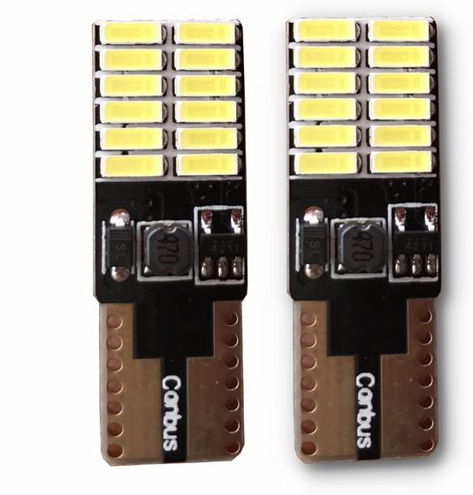 Imagem de Farolete Led T10 24 Leds Canbus Smd 12v Lampada Pingo T10