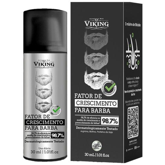 Imagem de Fator de Crescimento Viking para Barba 98,7% 30mL