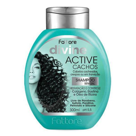 Imagem de Fattore Shampoo Active Cachos Divine 300ml