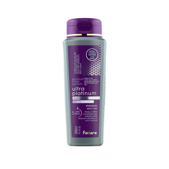 Imagem de Fattore Shampoo Matizadora Ultra Platinum 300ml