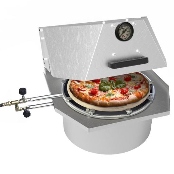 Imagem de FC35 Assador de Pizza Compacto Italiano a gás GLP 35cm