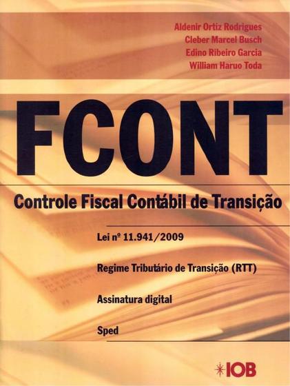 Imagem de Fcont - controle fiscal contabil de transicao - IOB - IOB/SAGE