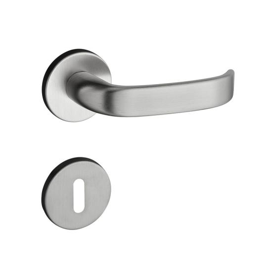 Imagem de Fechadura 413 Com Roseta Cromo Acetinado Interna