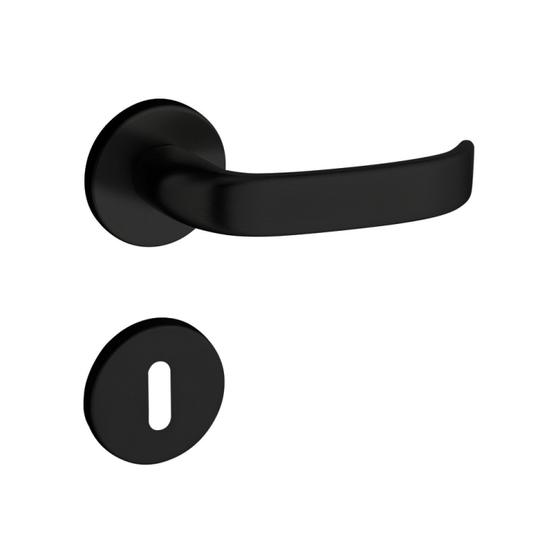 Imagem de Fechadura 413 Com Roseta Preto Interna