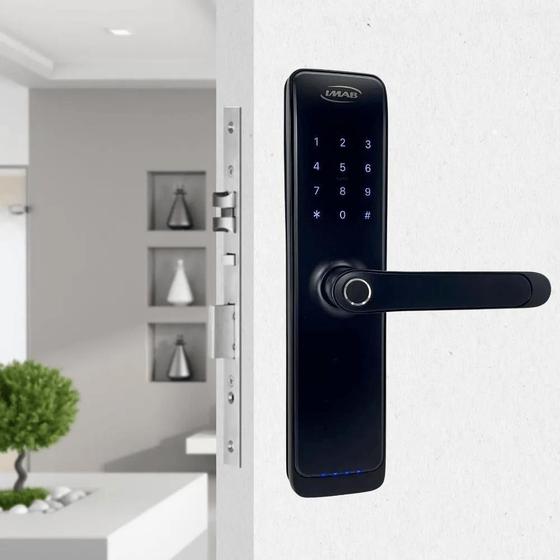 Imagem de Fechadura Biométrica D200 Imab com Bluetooth Preta