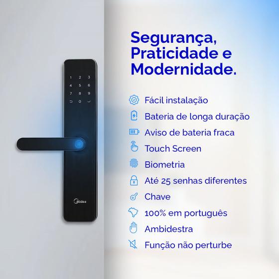 Fechadura Biometrica Digital SmartLock OnGrip Midea FDA21PD é ruim? Fechadura Biometrica Digital SmartLock OnGrip Midea FDA21PD é boa?