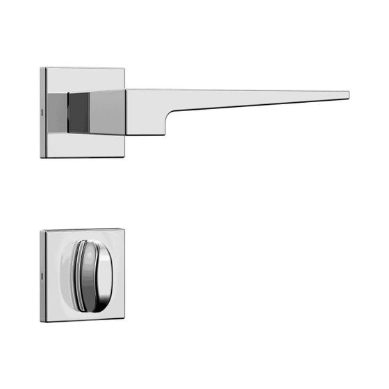 Imagem de Fechadura Classic 3200 Roseta Quadrada Wc Inox Stam