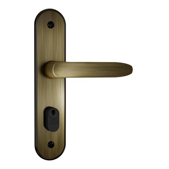 Fechadura com Maçaneta Stam Externa 804/11 40mm Aço Cor Antique Menor preço em Fechadura com Maçaneta Stam Externa 804/11 40mm Aço Cor Antique