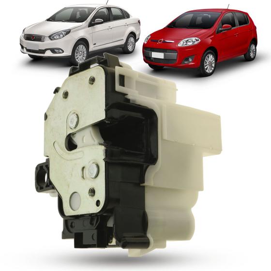 Imagem de Fechadura da Porta Dianteira Com Trava Elétrica Fiat Palio G2 2011 a 2018 Grand Siena 2012 a 2021