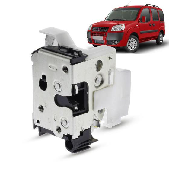 Imagem de Fechadura da Porta Dianteira Mecânica Fiat Doblo 2001 a 2021 Cargo Adventure