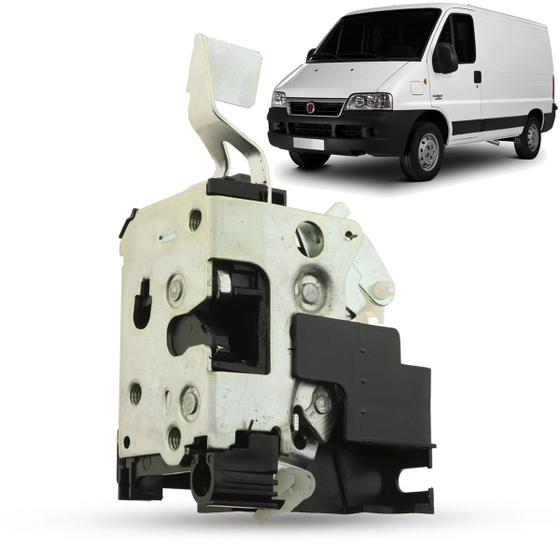 Imagem de Fechadura da Porta Dianteira Mecânica Predisposta Elétrica Fiat Ducato Citroen Jumper Peugeot Boxer 2006 a 2016