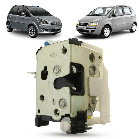 Imagem de Fechadura da Porta Dianteira Predisposta Elétrica Fiat Idea 2005 2006 2007 2008 2009 2010 2011 2012 2013 2014 2015 2016