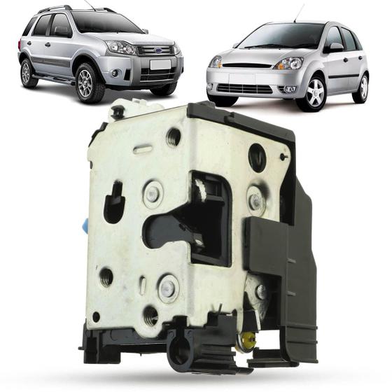 Imagem de Fechadura da Porta Dianteira Predisposta Elétrica Ford Ecosport 2003 a 2012 Fiesta Amazon 2002 a 2014