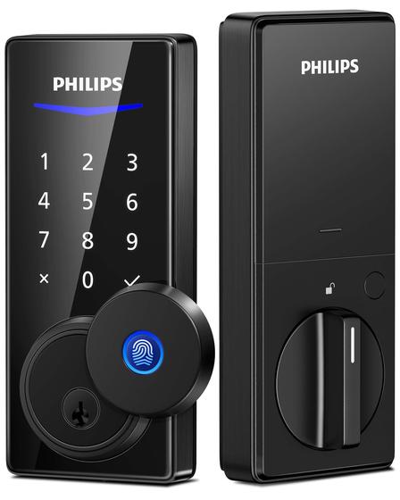 Imagem de Fechadura de Porta Biométrica Philips - Entrada Sem Chave
