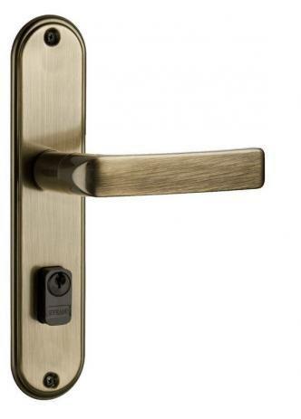 Fechadura de Porta Externa Antique Escovada Pali Soprano Menor preço em Fechadura de Porta Externa Antique Escovada Pali Soprano