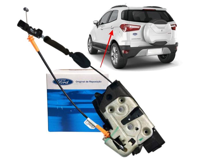 Fechadura de Porta Traseira ESQUERDO (MOTORISTA) Novo Original FORD Ecosport 2013 a 2020 Com Cabos Menor preço em Fechadura de Porta Traseira ESQUERDO (MOTORISTA) Novo Original FORD Ecosport 2013 a 2020 Com Cabos