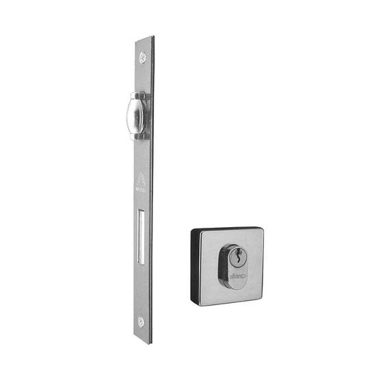 Fechadura de trinco rolete quadrada 5600/10 cromada Aliança Menor preço em Fechadura de trinco rolete quadrada 5600/10 cromada Aliança