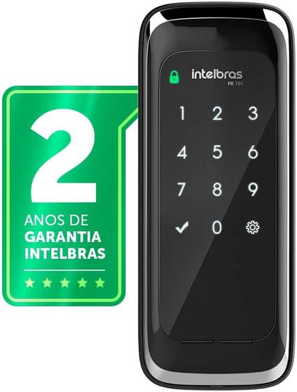Fechadura digital de sobrepor fr 101 preto intelbras Menor preço em Fechadura digital de sobrepor fr 101 preto intelbras