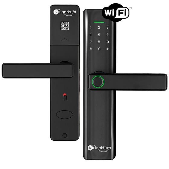 Fechadura Digital Eletronica Wi-Fi Tuya Biometrica Kuanttum é boa?
