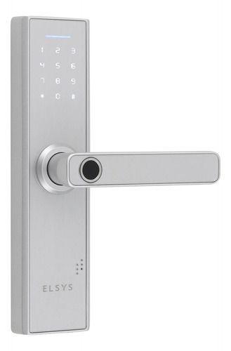 Imagem de Fechadura Digital Elsys - Prata - Com Biometria E Senha