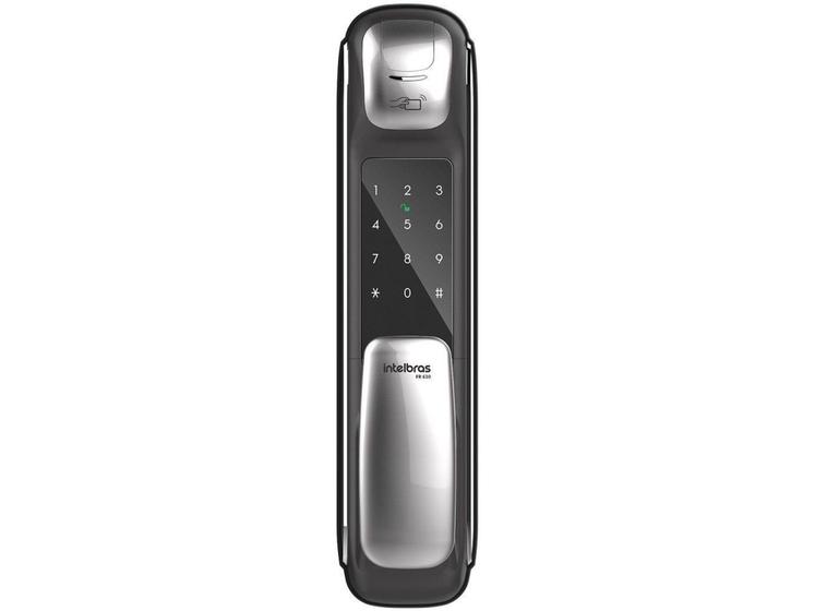 Imagem de Fechadura Digital Intelbras Push & Pull FR 630 - Com Senha Biometria Tag Interna de Embutir