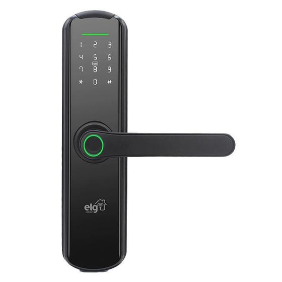 Imagem de Fechadura Digital Inteligente Com Biometria Wifi Shfb700 Elg