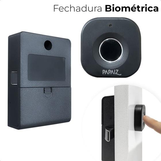 Imagem de Fechadura Digital Para Móveis C/ Biometria Digital Papaiz