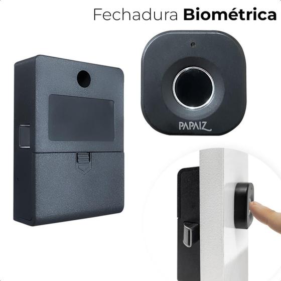 Imagem de Fechadura Digital Para Móveis Com Biometria Digital Papaiz