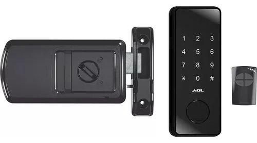 Fechadura Digital Preto Agl Rx-500 - Senha/controle Menor preço em Fechadura Digital Preto Agl Rx-500 - Senha/controle