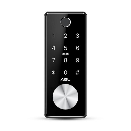 Imagem de Fechadura digital T12 bluetooth biometria cartão chave senha