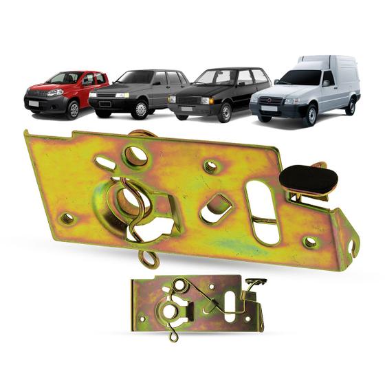 Imagem de Fechadura do Capô Inferior Fiat Uno 1984 a 2013 Fiorino 1978 a 2013 Elba Prêmio