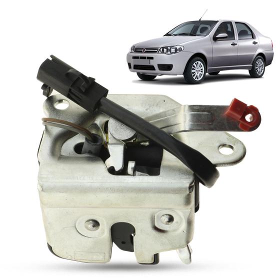 Imagem de Fechadura do Porta Malas Com Chicote 2 Fios Fiat Siena 2003 a 2007 Palio 2001 2002 2003 2004 2005 2006 2007