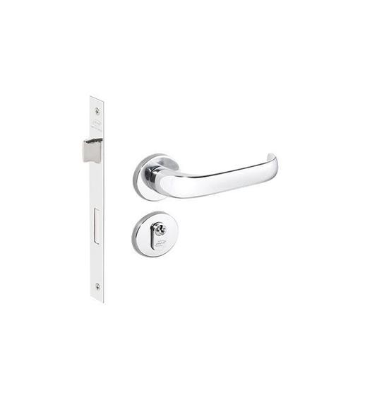 Imagem de Fechadura duna imab externa cromada c/ cilindro chave pequena 40mm