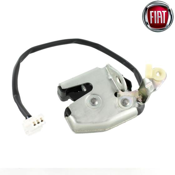 Imagem de Fechadura Elétrica com Sensor Inferior Esquerda da Porta Traseira Doblo Todos 2002 até 2012 com Sensor de Porta Aberta