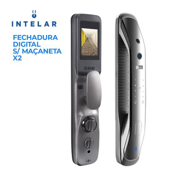 Fechadura Elétrica Digital Porta Externa Câmera Senha Numérica Biométrica Inteligente Tela HD Wifi Menor preço em Fechadura Elétrica Digital Porta Externa Câmera Senha Numérica Biométrica Inteligente Tela HD Wifi